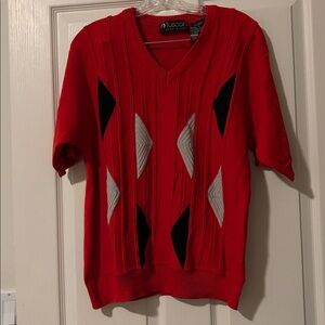 Vintage Tuscan Made in Italy V neck Sweater Sz M